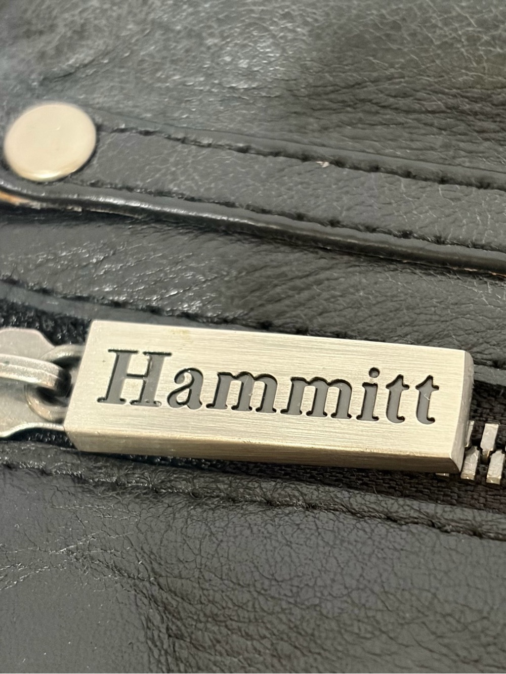 Hammitt VIP Small OG In Black Leather With Brushed Silver Hardware - Picture 8 of 16